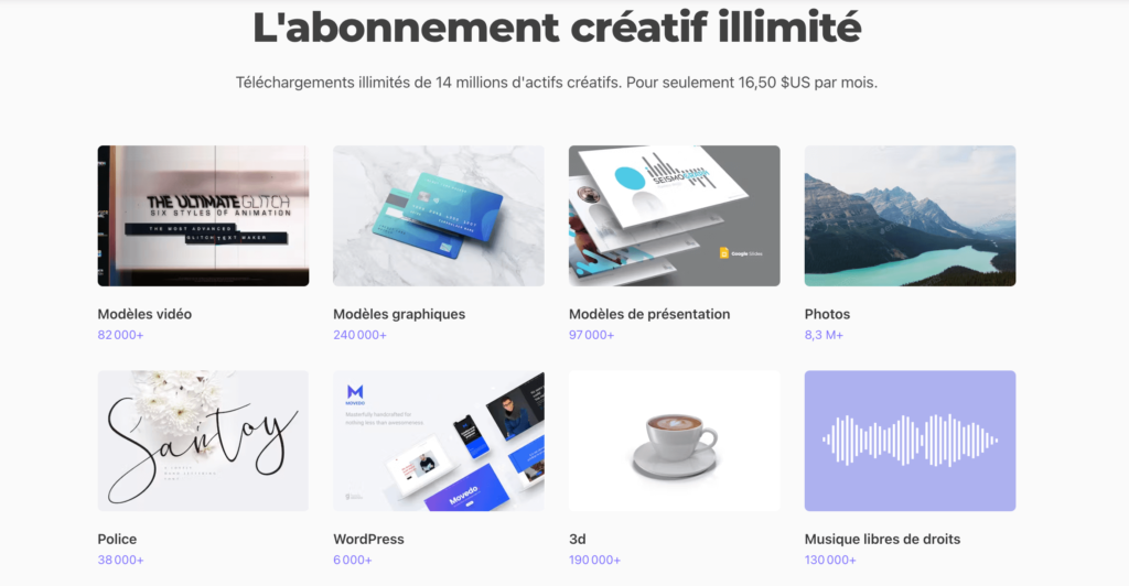 Envato A huge library of assets